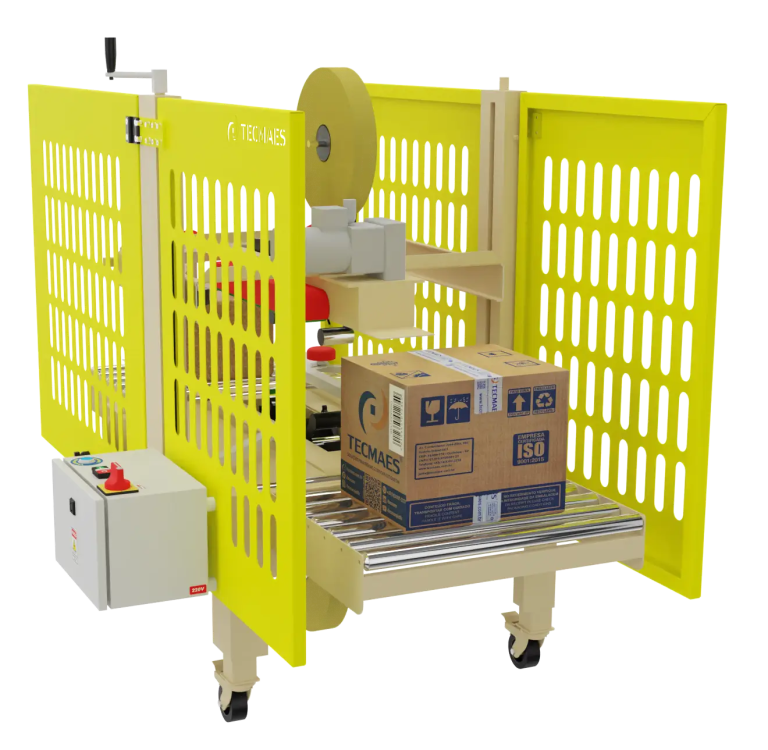 Fechadora de Caixas de papelão em carbono