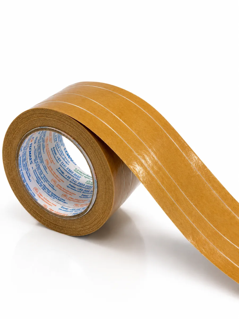 Rolo de fita gomada de papel com reforço TECMAES